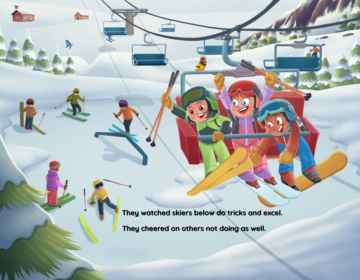 Send It Sally Goes Skiing