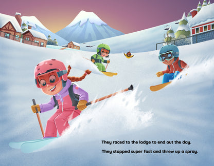 Send It Sally Goes Skiing